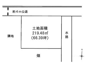 横浜市都筑区勝田町　区画図　堀元コーポレーション